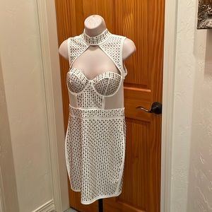 Bling Banjul White Dress NWT
